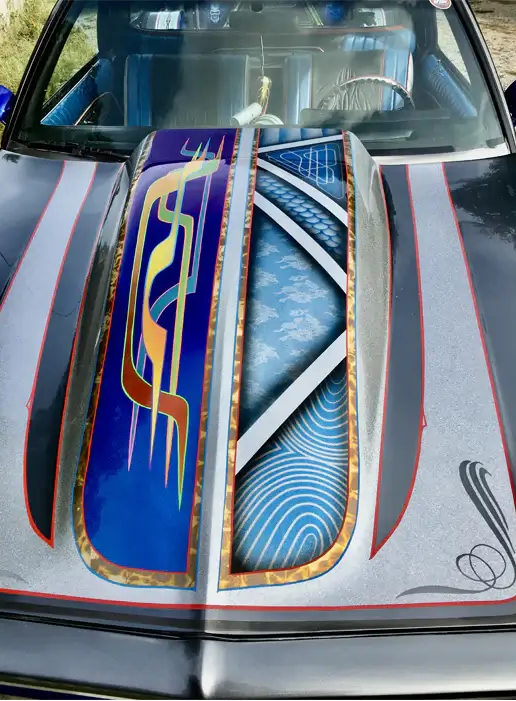 Tamco Paint Socal Blue Candy Pearl in 1987 Chevrolet El Camino