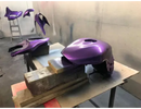 Tamco Paint Stellar Violet in Motorcycle Gas Tank
