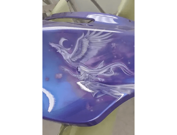 Tamco Paint Stellar Blue in Harley Davidson Ultra Limited