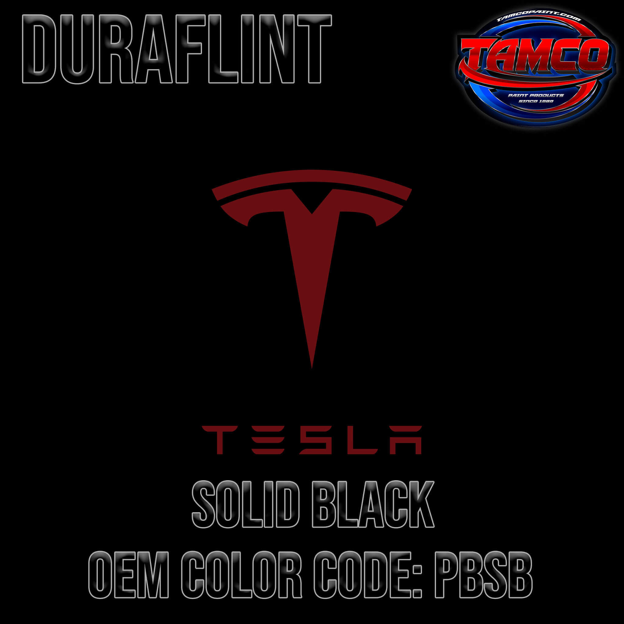 Tesla Solid Black