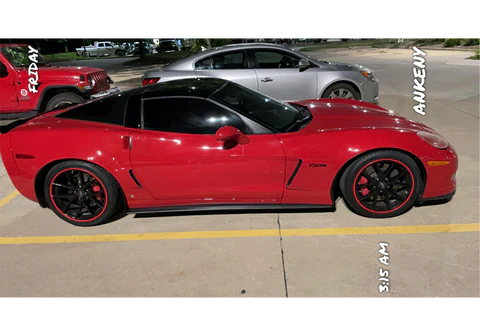Tamco Paint Victory Red in Chevrolet Corvette Z06