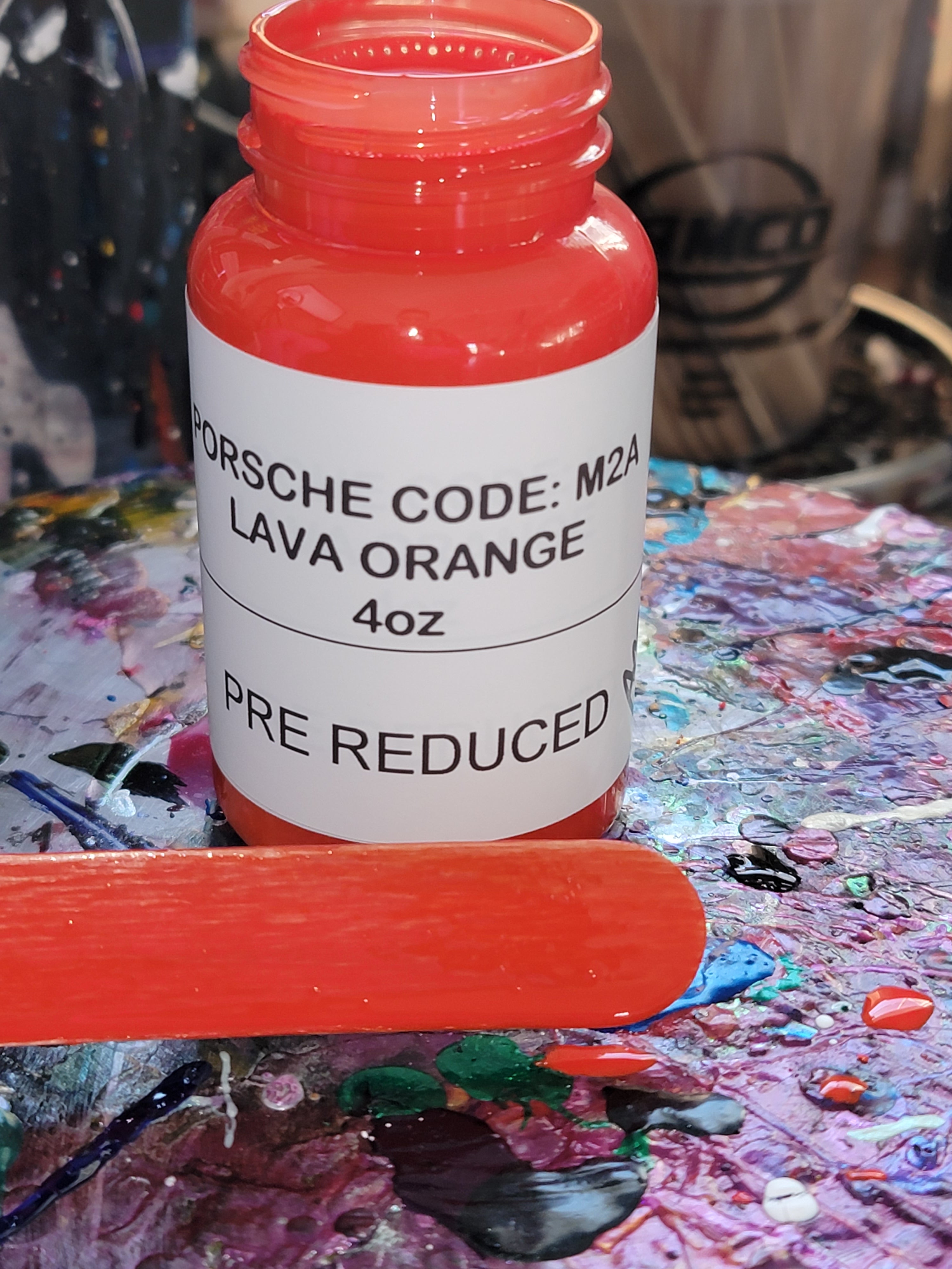 PORSCHE LAVA ORANGE OEM BASECOAT
