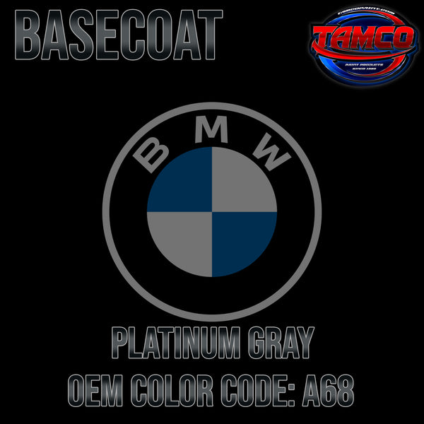 BMW Platinum Gray | A68 | 2008-2013 | OEM Basecoat