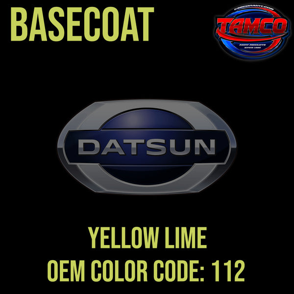 Datsun Yellow Lime | 112 | 1972-1973 | OEM Basecoat