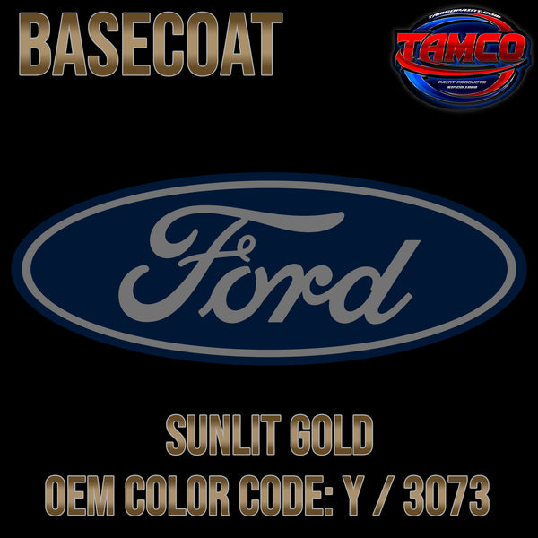 Ford Sunlit Gold | Y / 3073 | 1968 | OEM Basecoat
