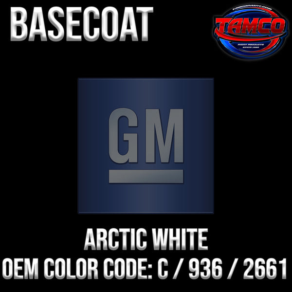 GM Arctic White | C / 936 / 2661 | 1959-1972 | OEM Basecoat
