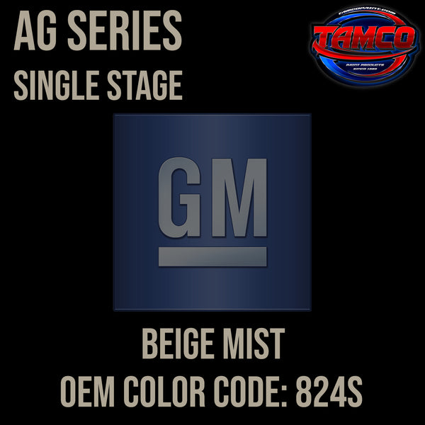 GM Beige Mist | 824S | 2010-2012 | OEM AG Series Single Stage