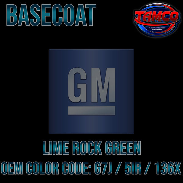 GM Lime Rock Green | G7J / 5IR / 136X | 2014-2022 | OEM Basecoat