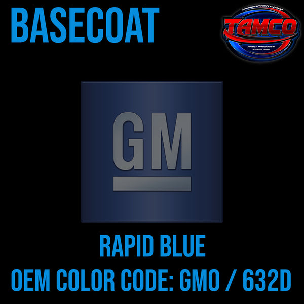 GM Rapid Blue | GMO / 632D | 2020-2023 | OEM Basecoat