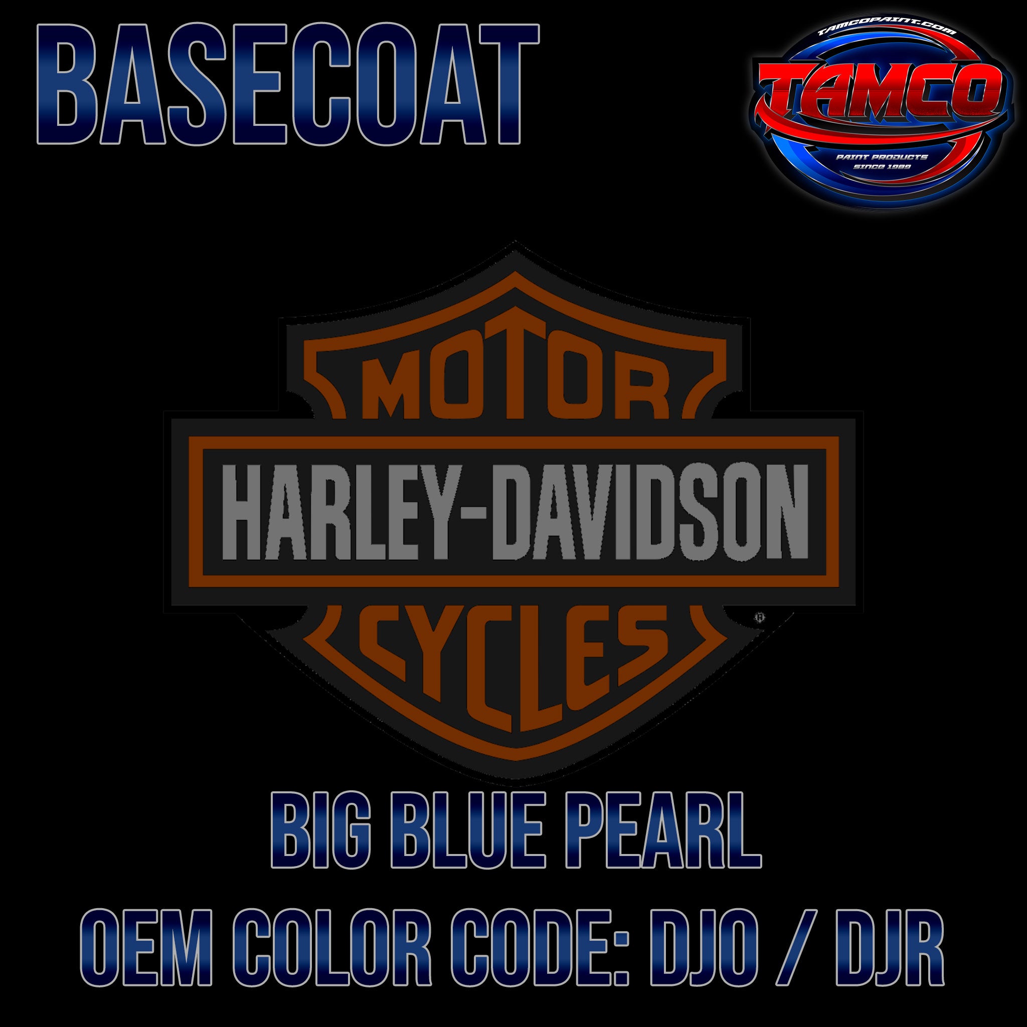 Big Blue Pearl Basecoat Clear Coat Car Paint and Kit Options