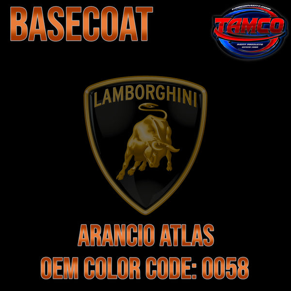 Lamborghini Arancio Atlas | 0058 | 2001-2022 | OEM Tri-Stage Basecoat