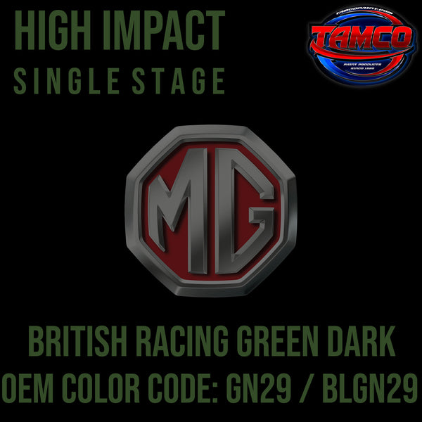MG British Racing Green Dark | GN29 / BLGN29 | 1963-1971 | OEM High Impact Single Stage