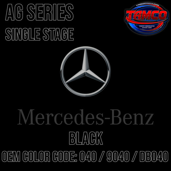 Mercedes Benz Black | 040 / 9040 / DB040 | 1980-2001 | OEM AG Series Single Stage