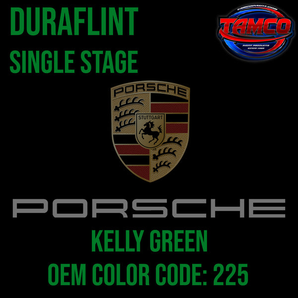 Porsche Kelly Green | 225 | 1971-1982 | OEM DuraFlint Single Stage
