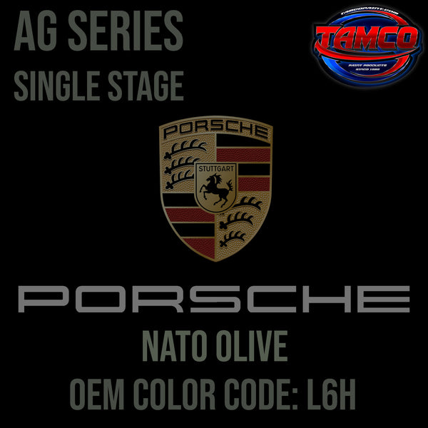 Porsche Nato Olive | L6H | 2020 | OEM AG Series Single Stage