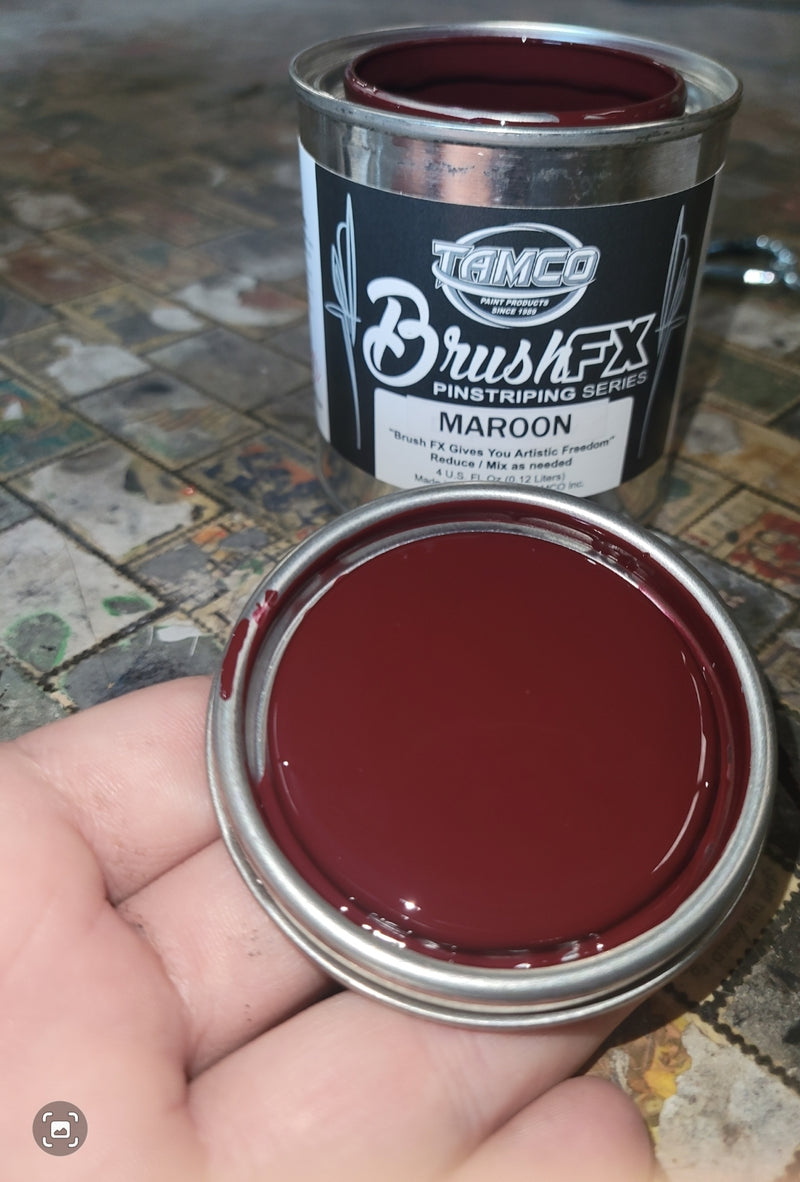 Brush FX Pinstriping Maroon