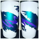 Tamco Paint customized tumbler blizzard of ozz white pearl