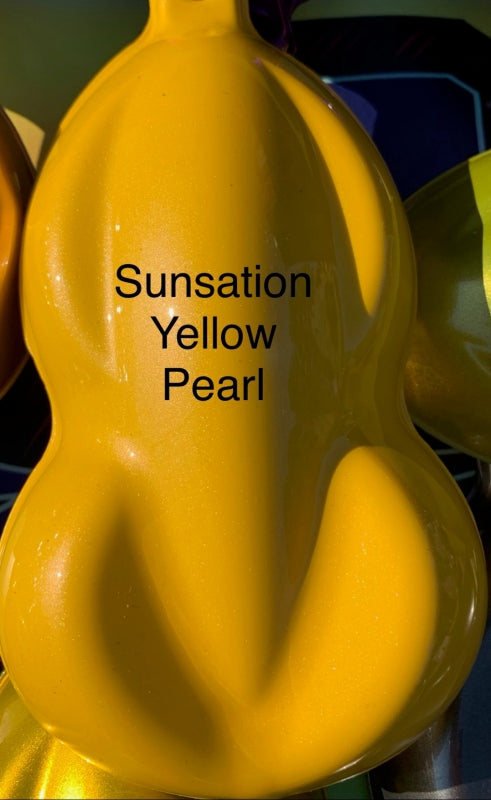 yellow pearl auto paint