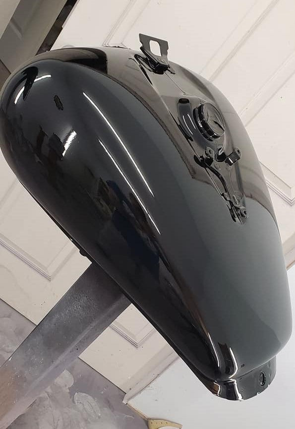 Tamco Paint Murdered Out Black in Motorcycle Parts