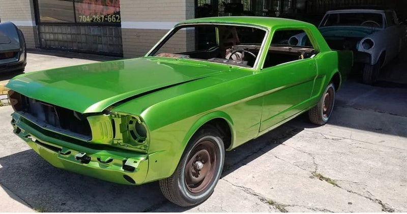 Tamco Paint Drag N Green Metallic in 1966 Ford Mustang Coupe