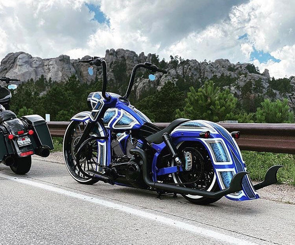 Tamco Paint SoCal Blue Candy in 2018 Harley Davidson Road Glide
