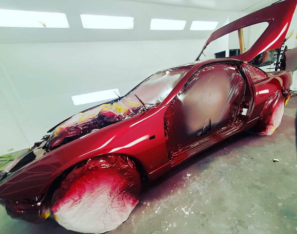 Tamco paint Rock-It-Red in 1996 Nissan 300ZX