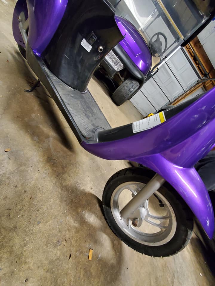Tamco Paint Purple Pop Pearl in 2012 Honda Metropolitan