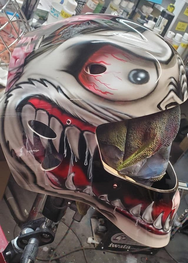 Tamco Paint Tamco Intensity in Custom Ice Hockey Goalie Mask