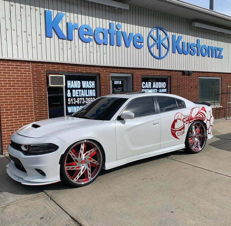 Tamco Paint Blizzard Of Ozz White Pearl in Dodge Charger