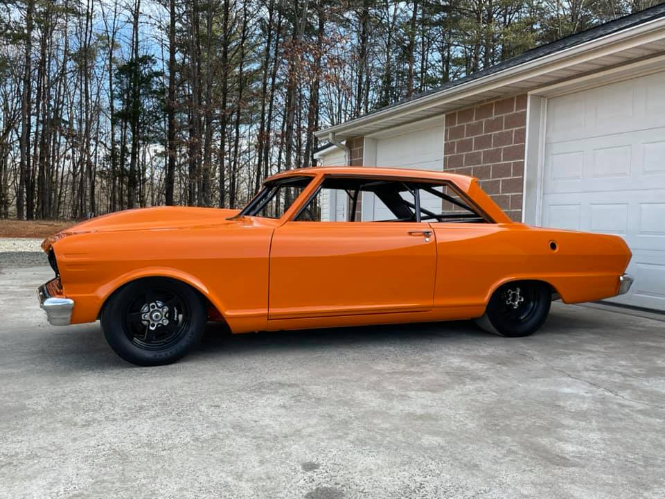 Tamco Paint Monarch Orange in Chevrolet Nova