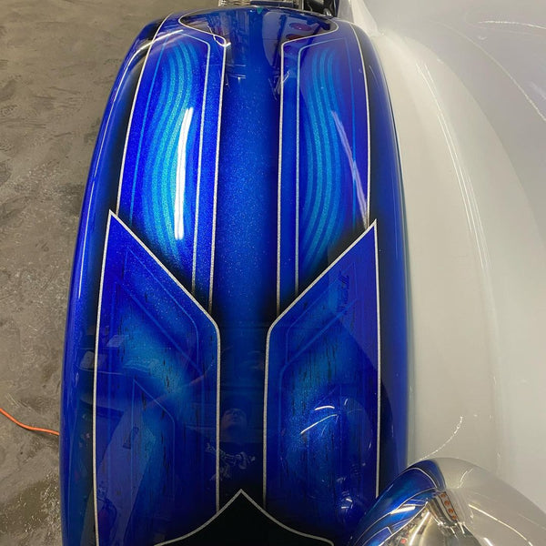 Tamco Paint SoCal Blue Candy in Truck Fender