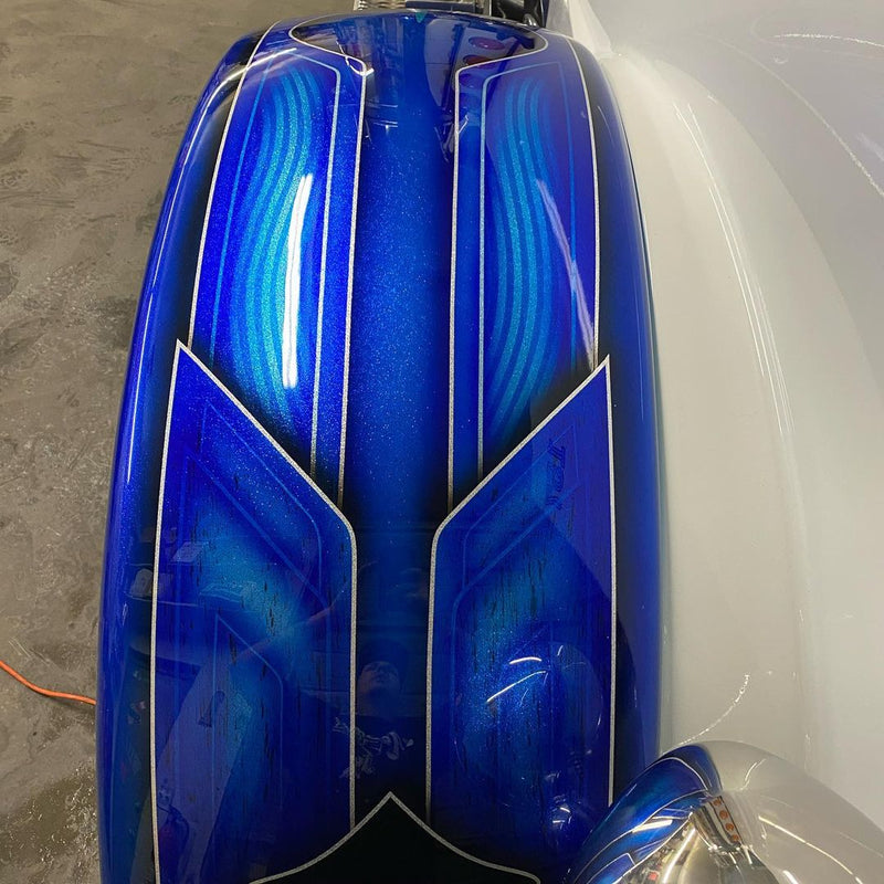 Tamco Paint SoCal Blue Candy in Truck Fender