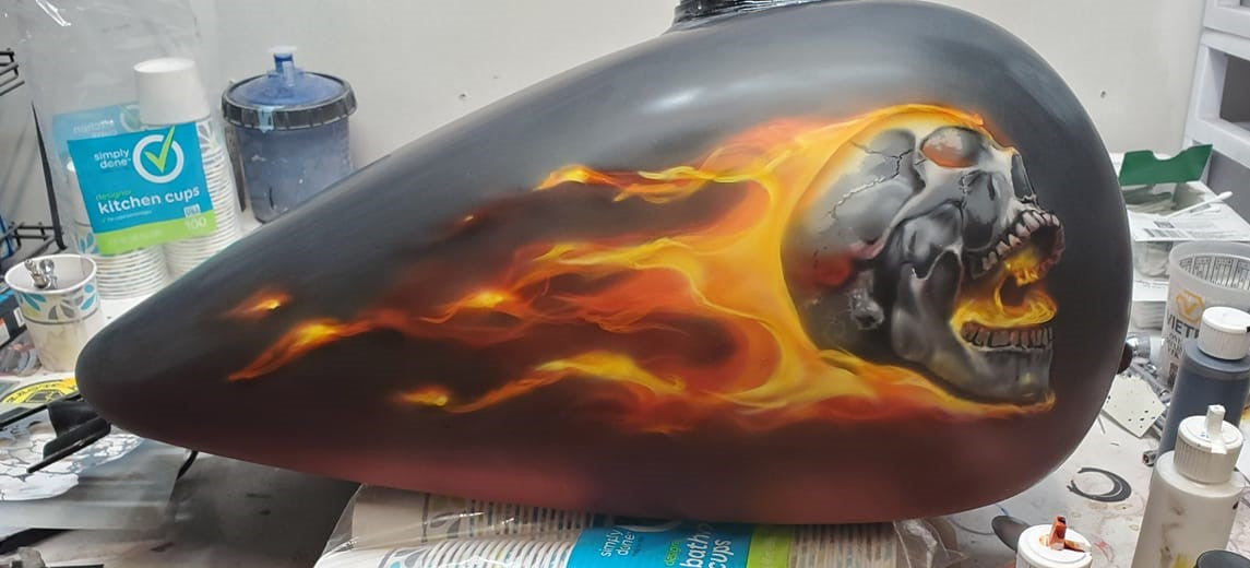Tamco Paint Tamco Intensity in Motorcycle Gas Tank