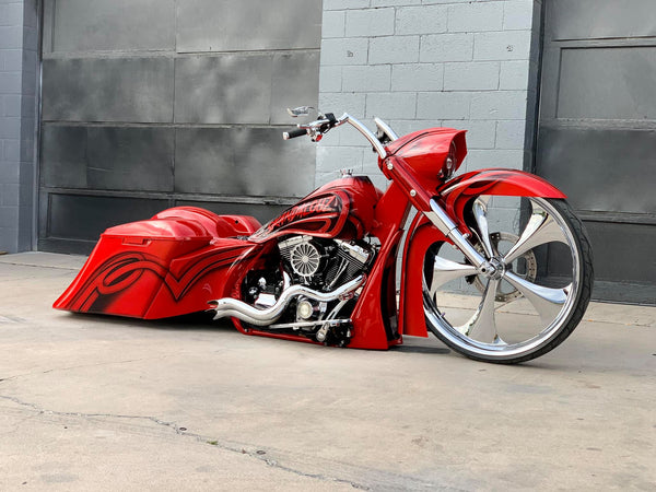 Tamco Paint HC2104 High Solids Clearcoat on Harley-Davidson Bagger