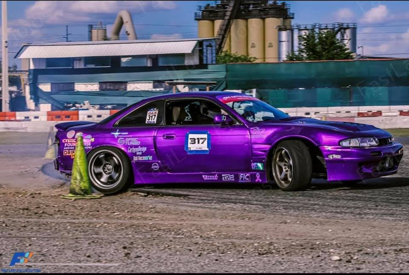 Tamco Paint Purple Pop Pearl in 1999 Nissan Silvia S14