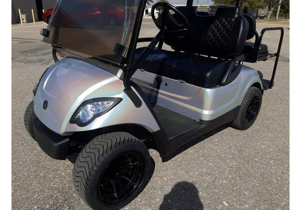 Tamco Paint Slick Silver Metallic in 2016 Yamaha Golf Cart