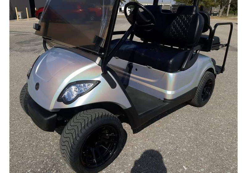 Tamco Paint Slick Silver Metallic in 2016 Yamaha Golf Cart