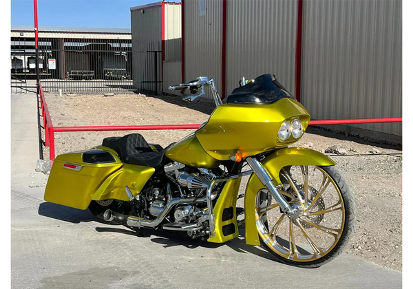 Tamco Paint Limeade - 2K Candy in Harley-Davidson motorcycle
