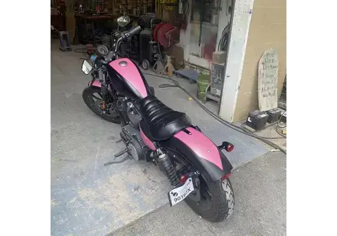 PRETTY IN PINK | EVIL CLOWN CUSTOMS | 2020 HARLEY DAVIDSON IRON 883