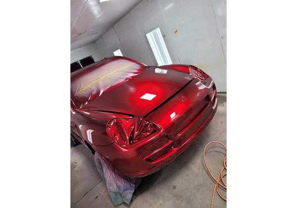 Tamco Paint OG Red Candy & Cabernet Candy Concentrate in 2005 Porsche Cayenne