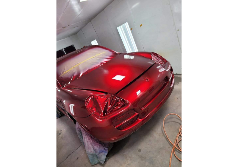 Tamco Paint OG Red Candy & Cabernet Candy Concentrate in 2005 Porsche Cayenne