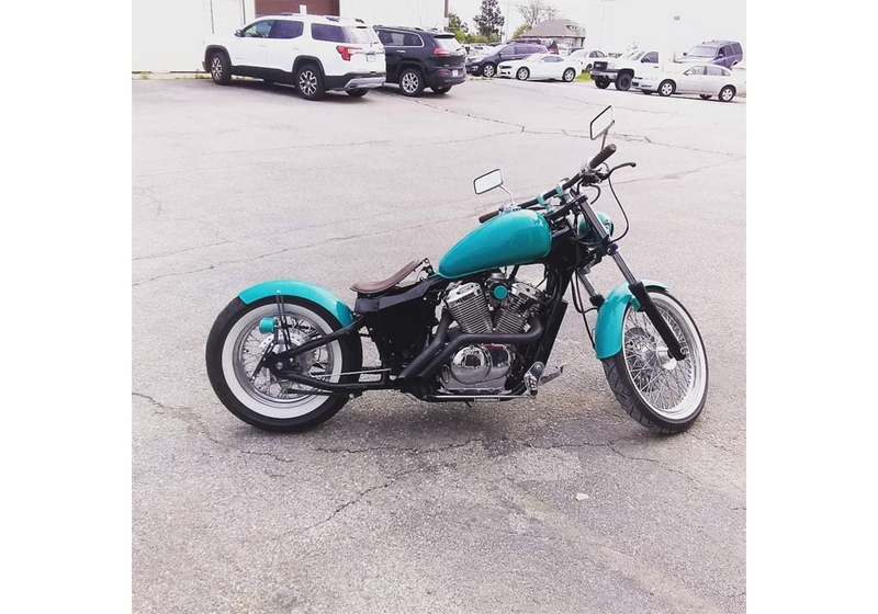 Tamco Paint Jad'e Pearl in 2001 Honda Shadow Bobber