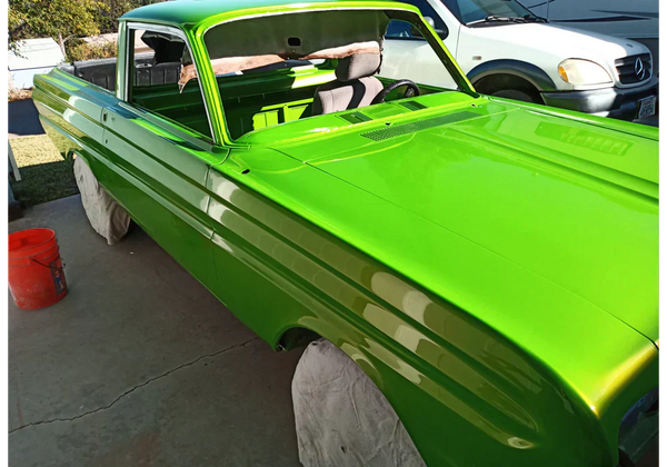 Tamco Paint Sublime Green in 1964 Ford Ranchero