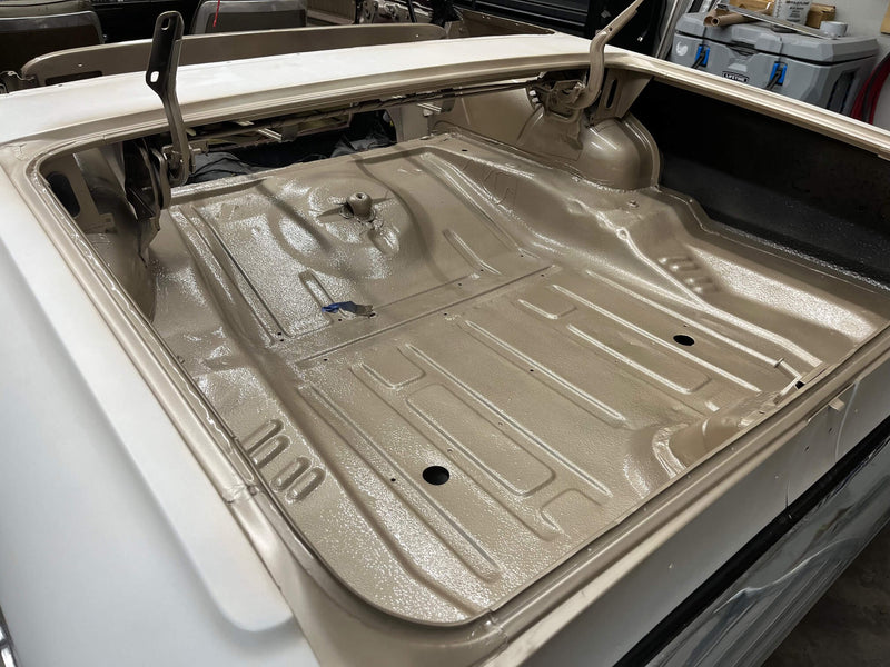 Tamco Paint Champagne Frost in Trunk Floor