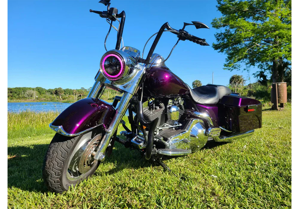 Tamco Paint Hoodoo-Voodoo Candy Pearl in Harley-Davidson Road King