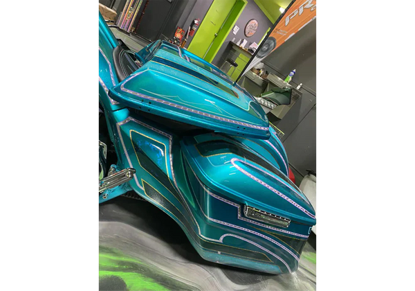 Tamco Paint Teal Time Candy in 2020 Harley Davidson