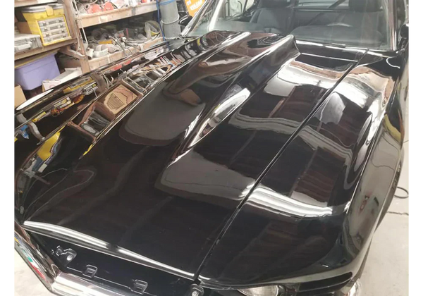 Tamco Paint Murdered Out Black in 1969 Ford Mustang Fastback