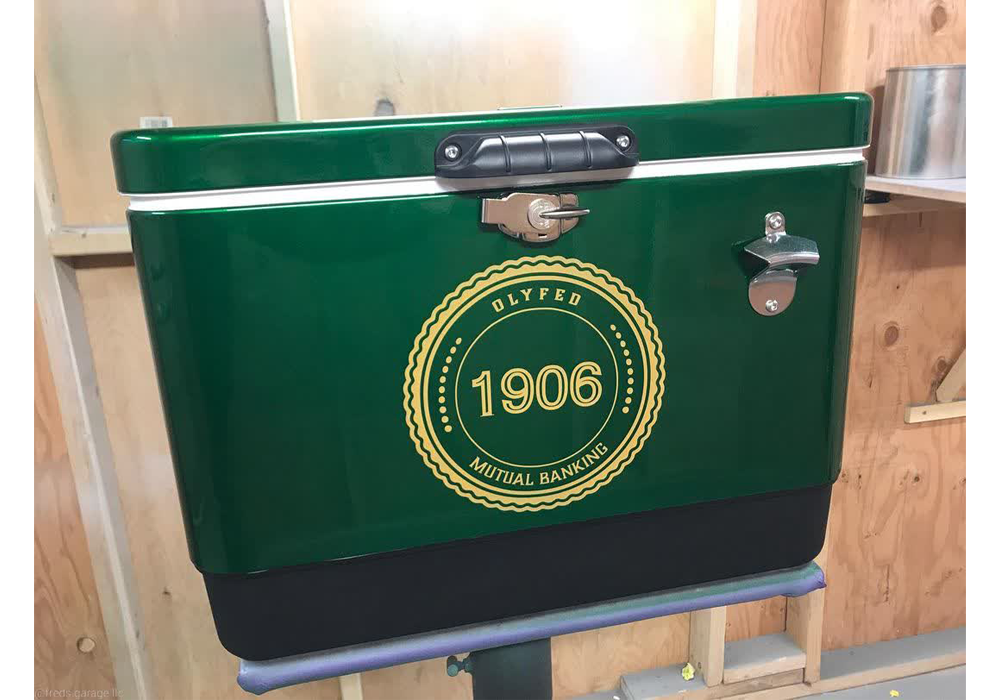 Tamco Paint Shamrock Green in Cooler