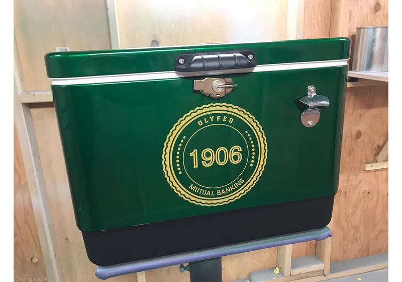 Tamco Paint Shamrock Green in Cooler