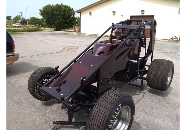 Tamco Paint OG Red Concentrate in Carbon Fiber Sprint Car